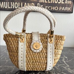 MICHAEL Michael Kors Cream and White Tote Bag